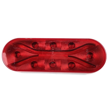 Optronics Red Stop/Turn/Tail Light, Pl-3 Connection STL602RB